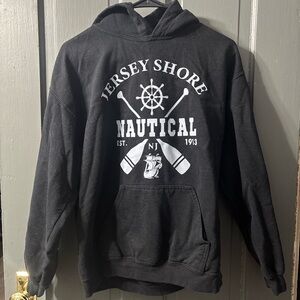 Nautical Black Hoodie